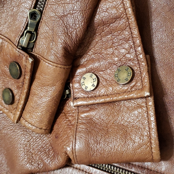 a.n.a Genuine Leather Jacket, Ladies Large - Picture 16 of 16